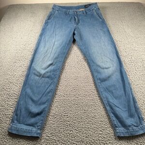 Bonobos Men's Jeans Light Blue Wash 29x32 Cotton Hemp Blend Denim Trouser